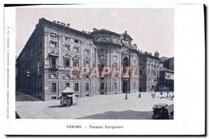 Old Postcard Torino Palazzo Carignano