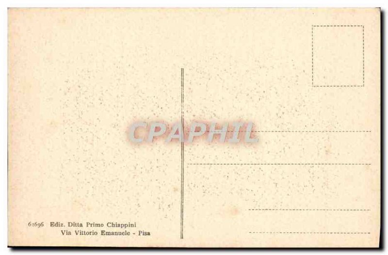 Postcard Old Pisa Baptistry