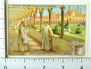 1880's Famous Cloisters Scenes Lovely Liebig Victorian 6 Trade Card Set K43