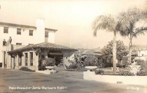 RPPC Patio-Presidio - Santa Barbara, CA c1940s Vintage Postcard