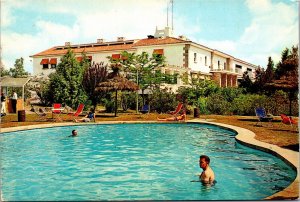 Postcard Spain Hotel el Conquistador Trujullo Caceres swimming pool