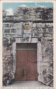 Florida Saint Augustine Portcullis Fort Marion