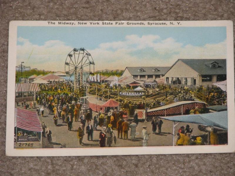 The Midway, New York State Fairgrounds, Syracuse, N.Y., unused