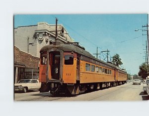 Postcard Chicago, South Shore & South Bend 111, Michigan City, Indiana 