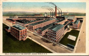 Ohio Akron The Kelly Springfield Tire Company 1917 Curteich