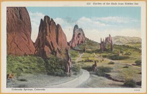 Colorado Springs, Colo., Garden of the Gods from Hidden Inn - 