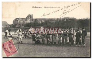 Bourges - Field Manouevre - Old Postcard