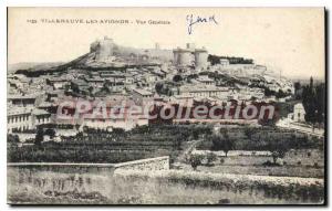 Old Postcard Villeneuve Avignon Vue Generale