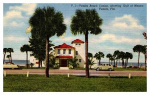 Postcard CASINO SCENE Venice Florida FL AR6239