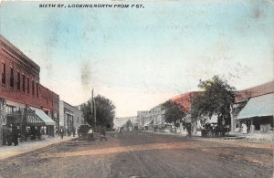 J47/ Sunnyside Washington Postcard c1910 Sixth Street Stores People 276