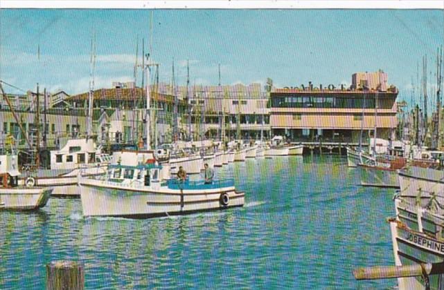 California San Francisco Fisherman's Wharf Fishing Boats