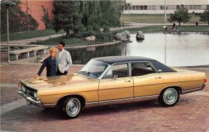 Ford Torino Four Door Sedan 1968 Advertising Postcard