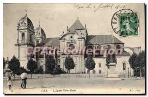 Postcard Old Dax The Notre Dame