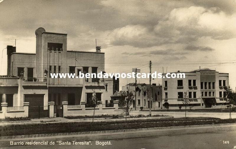 colombia, BOGOTA, Barrio Residencial de Santa Teresita (1930s) El Regalo No. 149