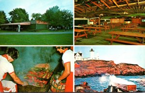 Maine York Harbor Bill Foster's Down East Lobster & Clambake Route 1A