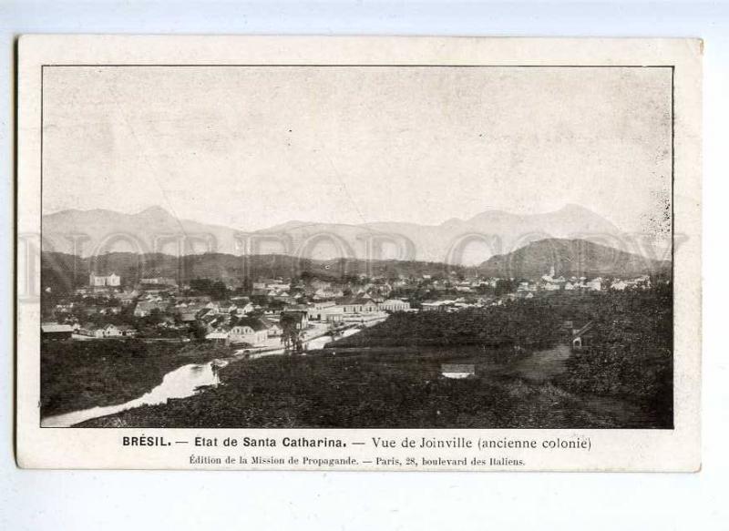 192132 BRAZIL Etat SANTA CATHARINA Joinville Vintage postcard