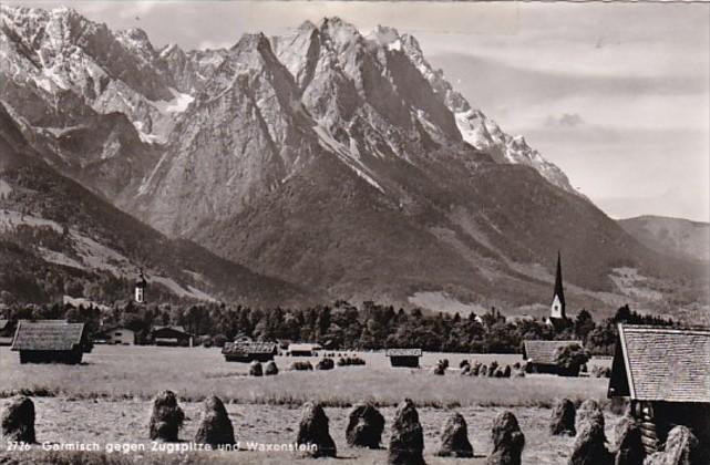 Germany Garmisch gegen Zugspitze und Waxenstein Photo