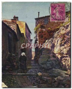 Old Postcard Eze Old Street