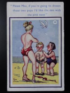 Drallek Comic PC Topless Theme MISS IF YOU'RE GOING TO DROWN THOSE TWO PUPS...