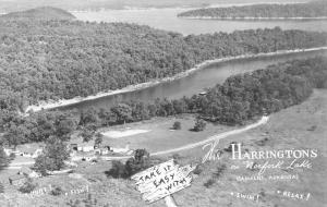 Gamaliel Arkansas Harringtons Birdseye View Real Photo Antique Postcard K23681