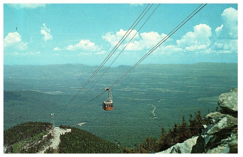 Aerial Tramway at Jay Peak North Troy Vermont Postcard