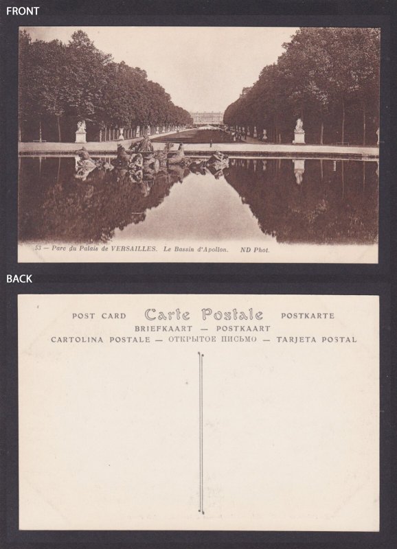 FRANCE, Postcard, Versailles, Fountain Apollon
