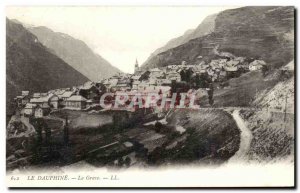 Old Postcard The Dauphine La Grave