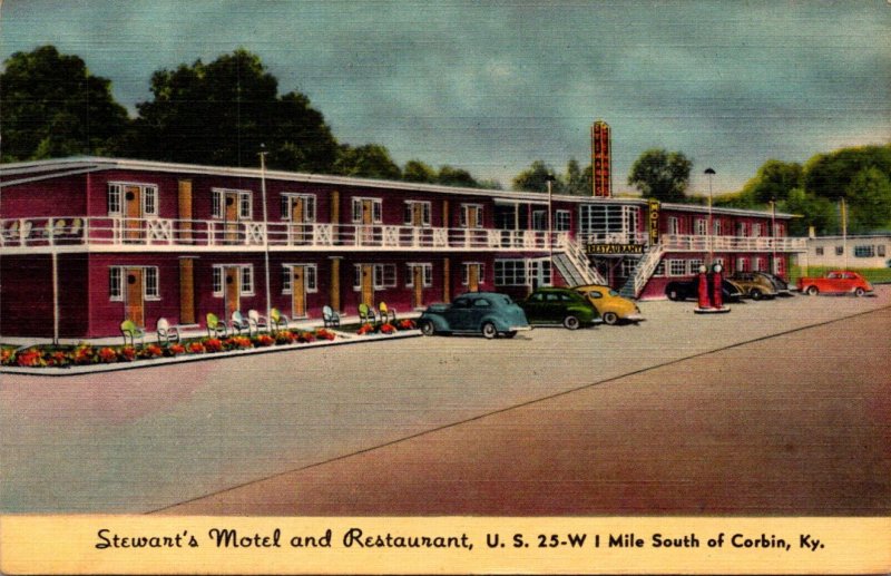 Kentucky Corbin Stewart's Motel and Restaurant 1939