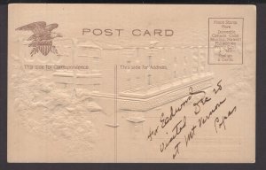 Virginia MOUNT VERNON - Washington Mansion (embossed) ~ DB