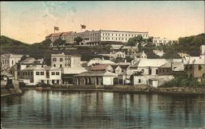 St. Georges Bermuda New Hotel Hand Colored Used Postcard 