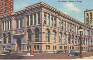 PC6930  PUBLIC LIBRARY, CHICAGO, ILL