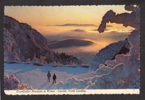 NC Grandfather Mountain Winter Linville North Carolina Postcard Mount Mitchell