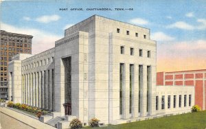 Chattanooga Tennessee 1940s Postcard Post Office 