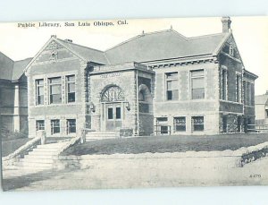 Divided-back LIBRARY SCENE San Luis Obispo California CA AF1789