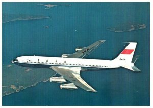 Civil Administration of China Boeing 707 3J6B Airplane at Puget Sound Postcard