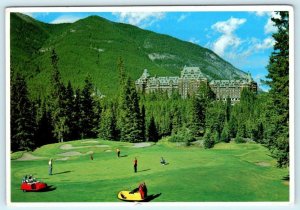 BANFF SPRINGS GOLF COURSE, Canada ~ 18th Hole Wampum  4x6 Postcard