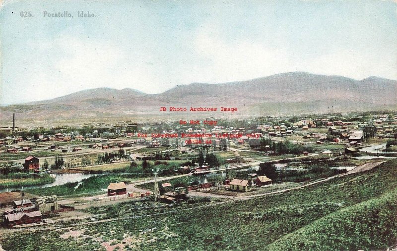 ID, Pocatello, Idaho, City Scene, Aerial View, Gray News Pub No 625