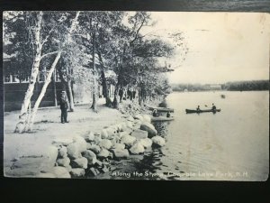 Vintage Postcard 1909 Along the Shore Canobie Lake Park Salem New Hampshire (NH)