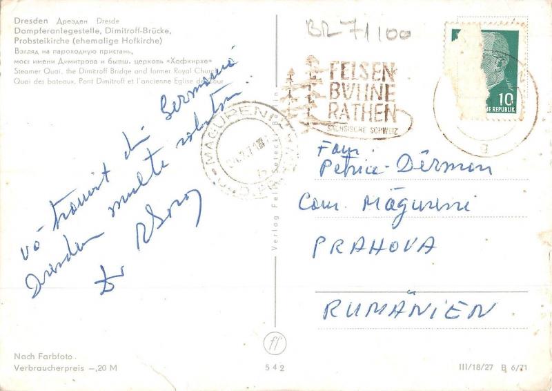 BR71100 dresden steamer quai  germany