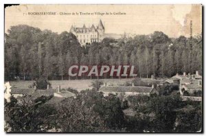 Old Postcard Rocheserviere Chateau de la Touche and Village Guillerie