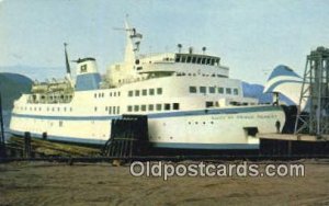 MV Queen Of Prince Rupert, Victoria, British Columbia, BC Ferry Ship 1969 lig...