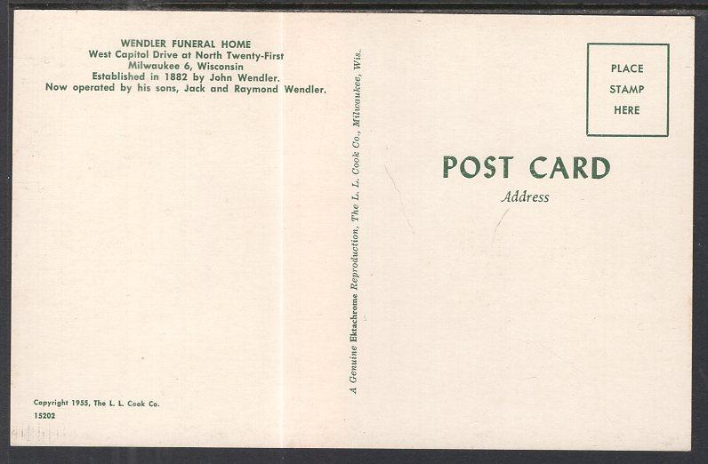 Wendler Funeral Home,Milwaukee,WI