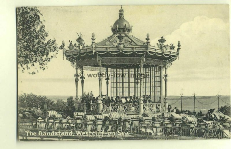 tp4574 - Essex - The Band, Bandstand & Audience at Westcliff-on-Sea - Postcard