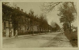 slovakia, RUŽOMBEROK, Vojenské Kasareň, Military Barracks (1920s) RPPC Postcard