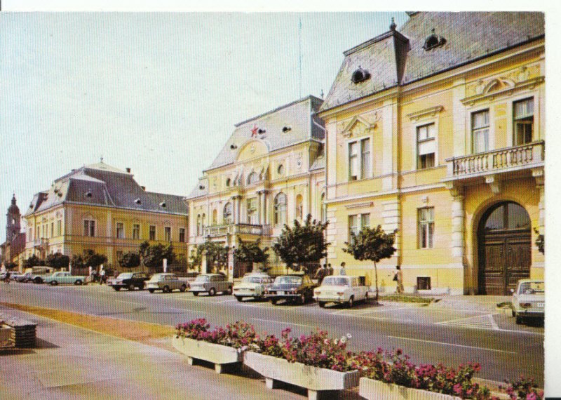 Hungary Postcard - Nyiregyhaza - Tanacshaz - Town Hall - Ref 12928A