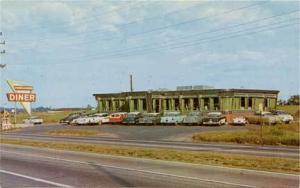 Pennsauken NJ MG Diner Old Cars Postcard