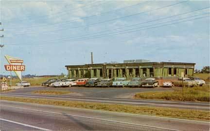 Pennsauken NJ MG Diner Old Cars Postcard