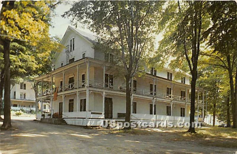 Maplewood Hotel Lily Dale Ny 1963 Hippostcard