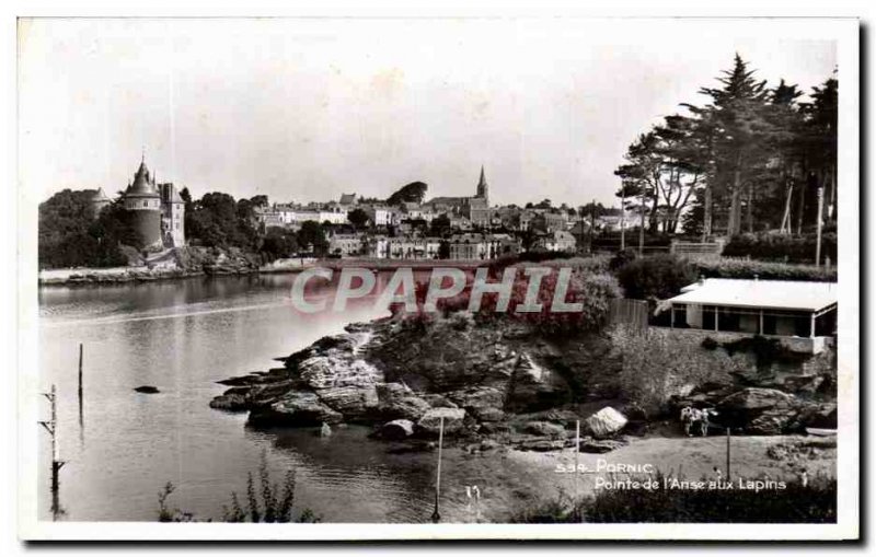 Postcard Ancient Pornic Pointe From & # 39Anse For Rabbits