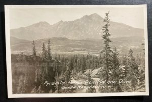 Mint Canada Real Photo Postcard Cover Pyramid Range Jasper Park Slark